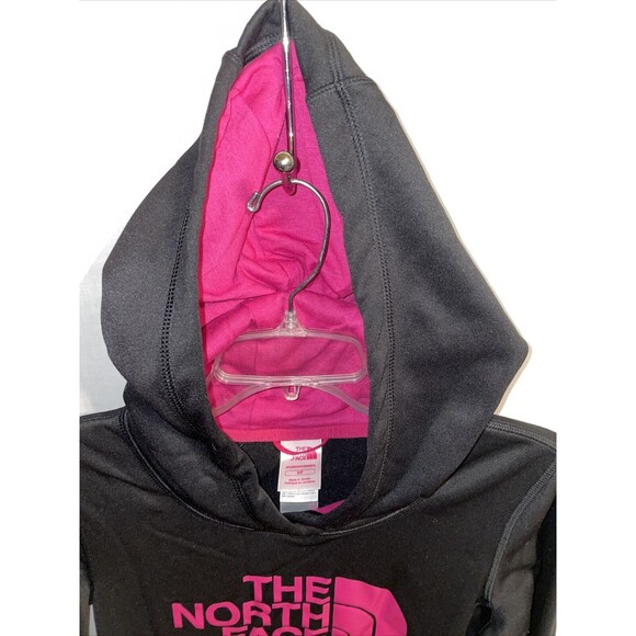 The North Face Athletic Hoodie Women’s Size Small Black Pink Pullover Long Slv - Picture 3 of 14